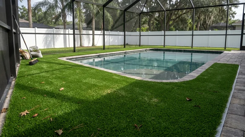 Pool Surround Turf Lakeland