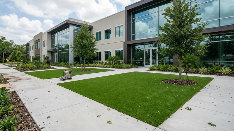 Commercial Artificial Grass Installation Lakeland